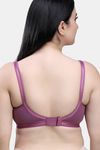 Maroon Clothing Single Layered Non Wired Full Coverage Super Support Bra (Pack of 2) - Multicolor — thumbnail 4